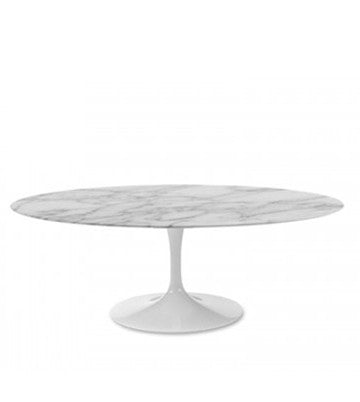 Marble Oval Coffee Table