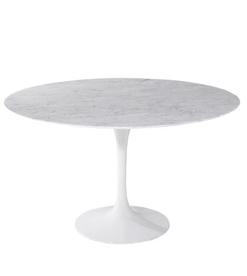 Marble Round Table (with fiberglass base)