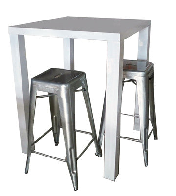 Gloss White Table, Bar Height