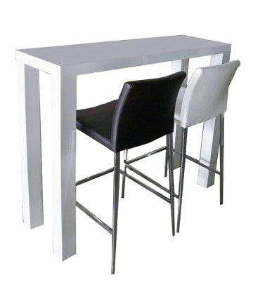 Gloss White Table, Counter Height