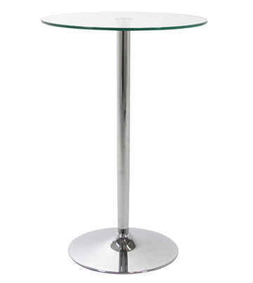 Glass Top Bar Table, cocktail height